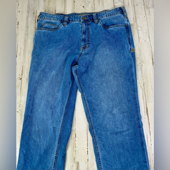 5.11 Tactical Jeans Mens 38x30 Blue Straight Leg Utility Workwear Denim - Picture 3 of 12